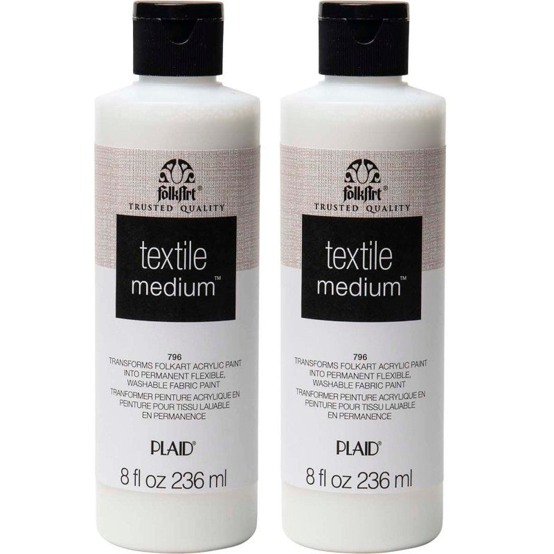 Textile Medium, 8oz., Pack of 2