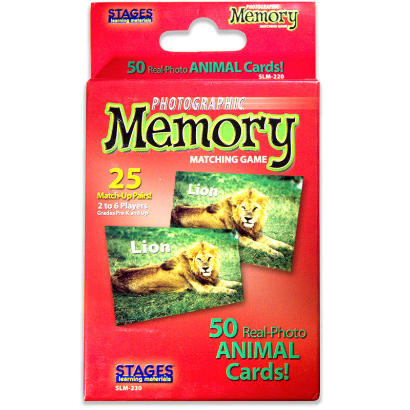 Photographic Memory Matching Game, Animals