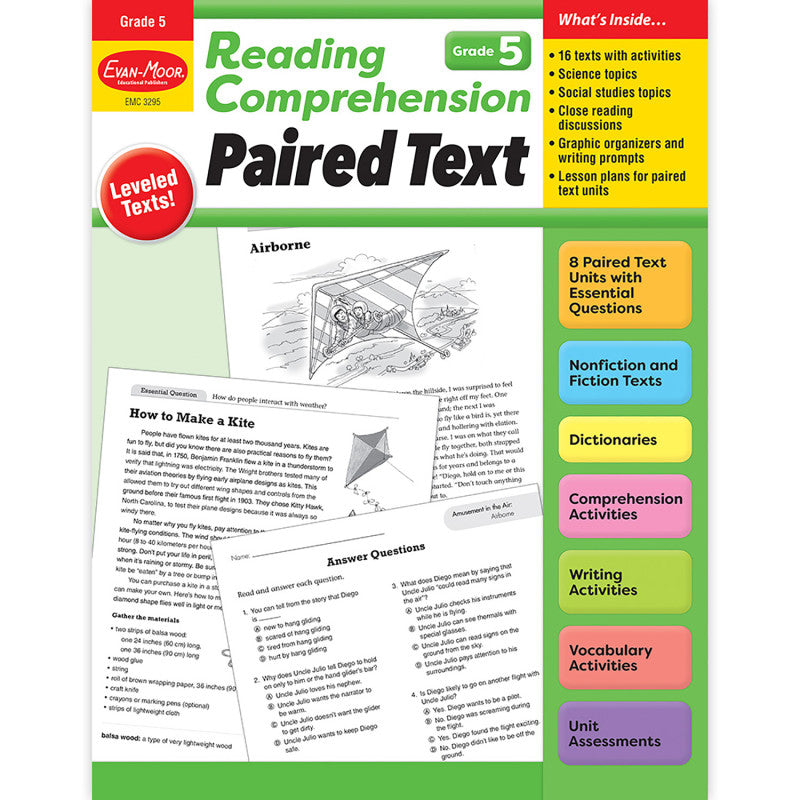 Reading Comprehension: Paired Text, Grade 5