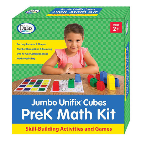 Jumbo Unifix&reg; Cubes PreK Math Kit