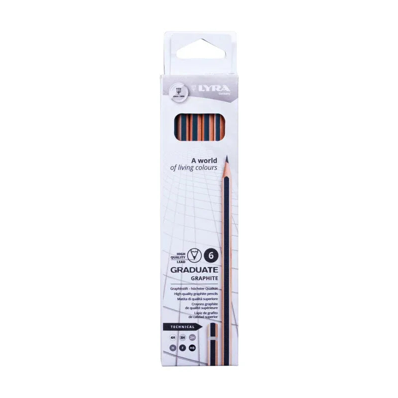 Graduate Graphite Pencil, Technical Set, 6 Pieces