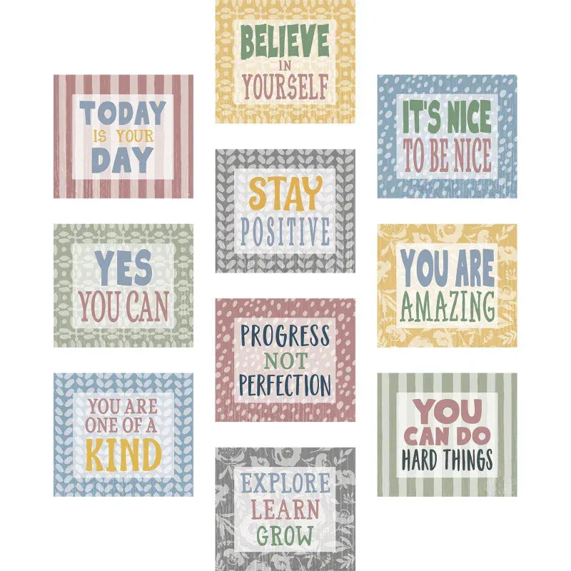 Classroom Cottage Positive Sayings Accents, Pack of 30