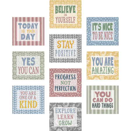 Classroom Cottage Positive Sayings Accents, Pack of 30