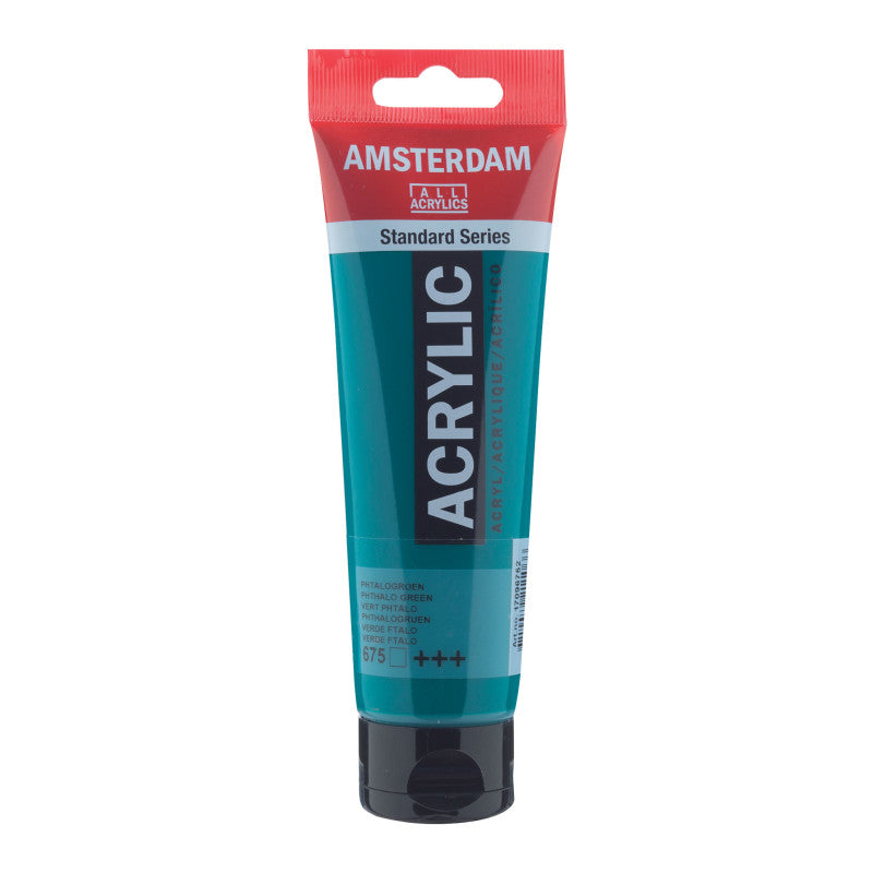 Standard Acrylic Paint, 120ml, Phthalo Green 675