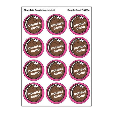 Double Good/ Chocolate Cookie Scent Stickers, 24 ct.