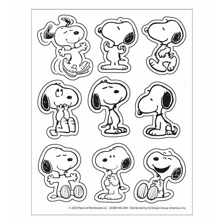 Peanuts&reg; Snoopy Giant Stickers, Pack of 36