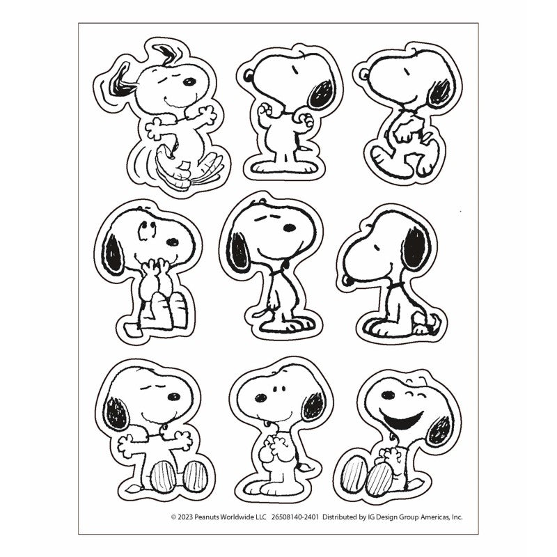 Peanuts&reg; Snoopy Giant Stickers, Pack of 36