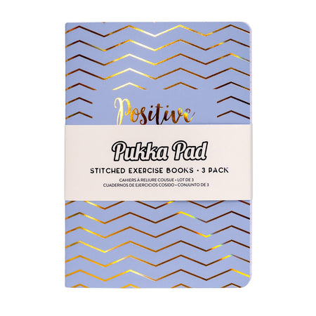 Haze Exercise Books, 4.6" x 6.8", Assorted Colors, Pack of 3