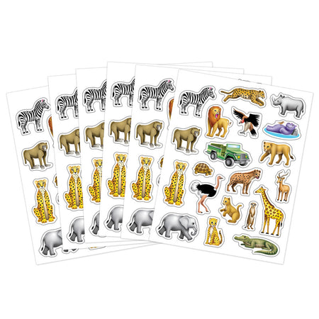 Safari Stickers, Pack of 120