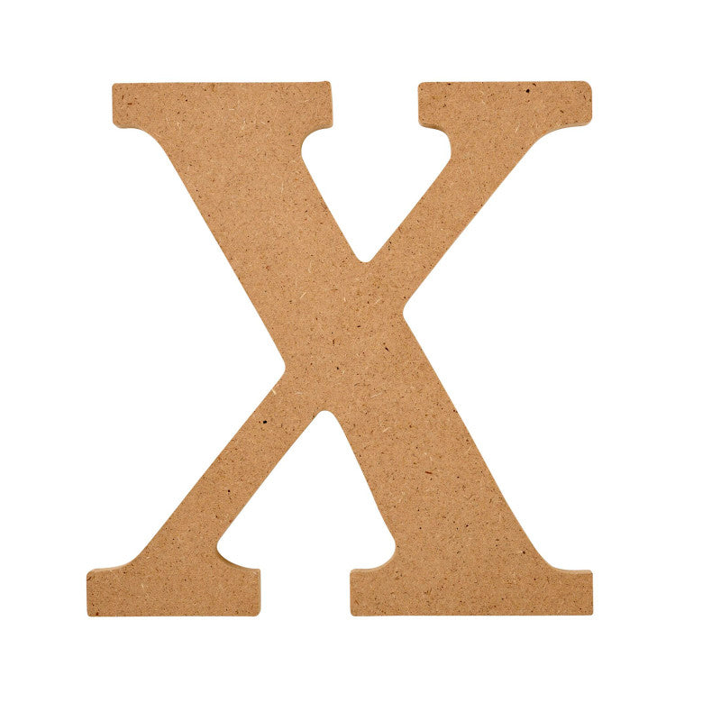 MDF Letter, X, 5 Inch