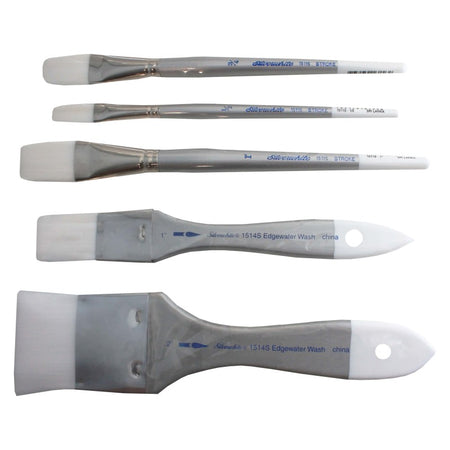 Silverwhite Stroke and Wash, 3 Brushes b90464cf9cfd1057ab970bee4256d0294b577a01