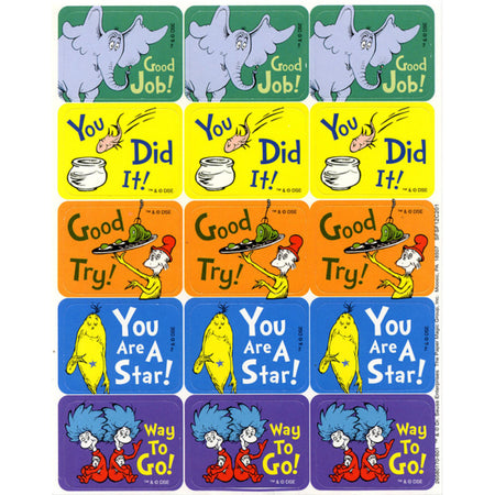 Dr. Seuss&trade; Success Stickers, Pack of 120