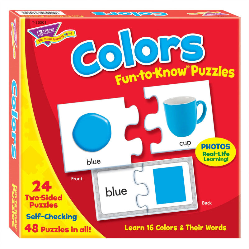 Colors Fun-to-Know&reg; Puzzles