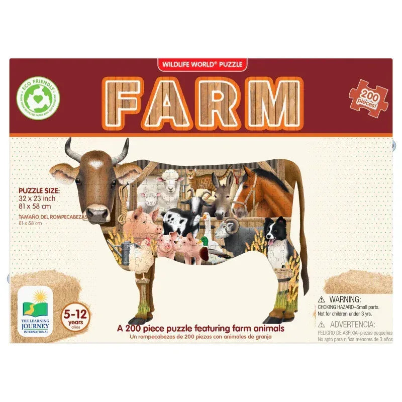 Wildlife World - Farm Puzzle, 200 Pieces