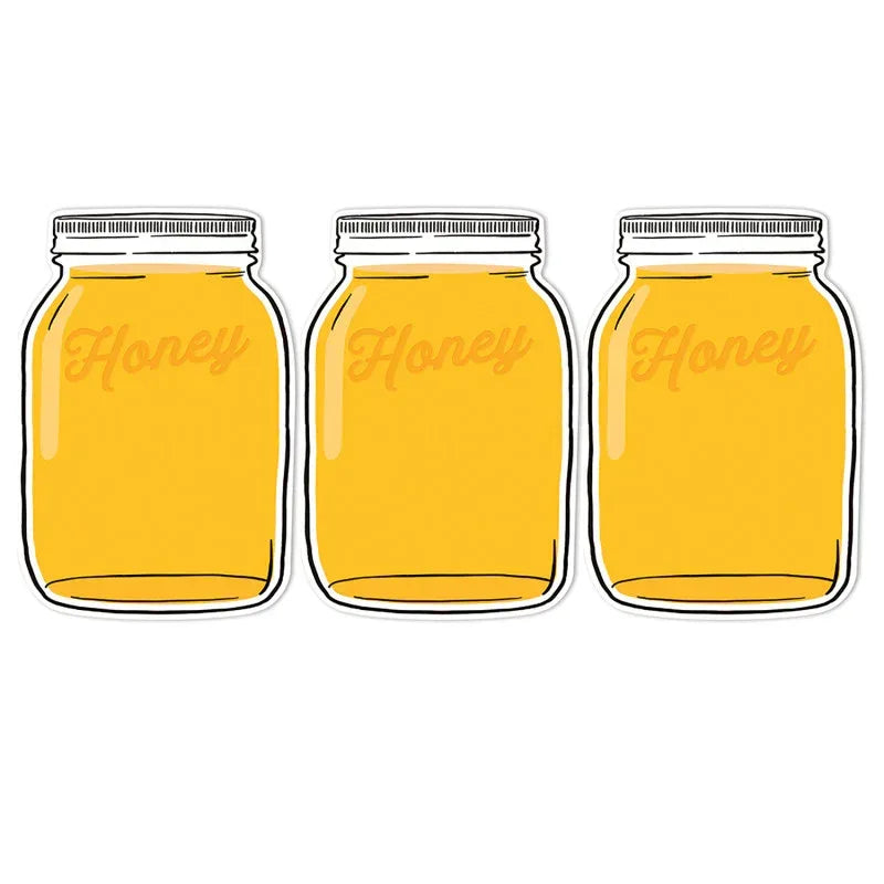 The Hive Mason Jar Paper Cut-Outs, 36 Per Pack, 3 Packs