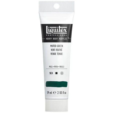 Professional Heavy Body Acrylic Paint, 59 mL Tube, Muted Green