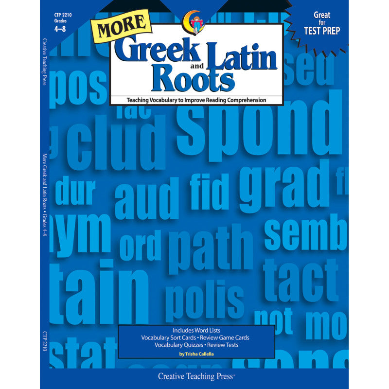 More Greek and Latin Roots Book