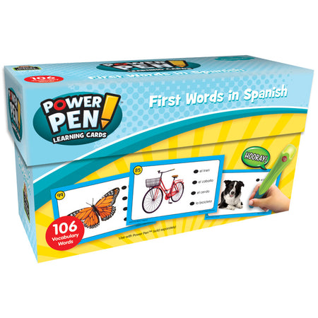 Power Pen&reg; Learning Cards: First Words in Spanish