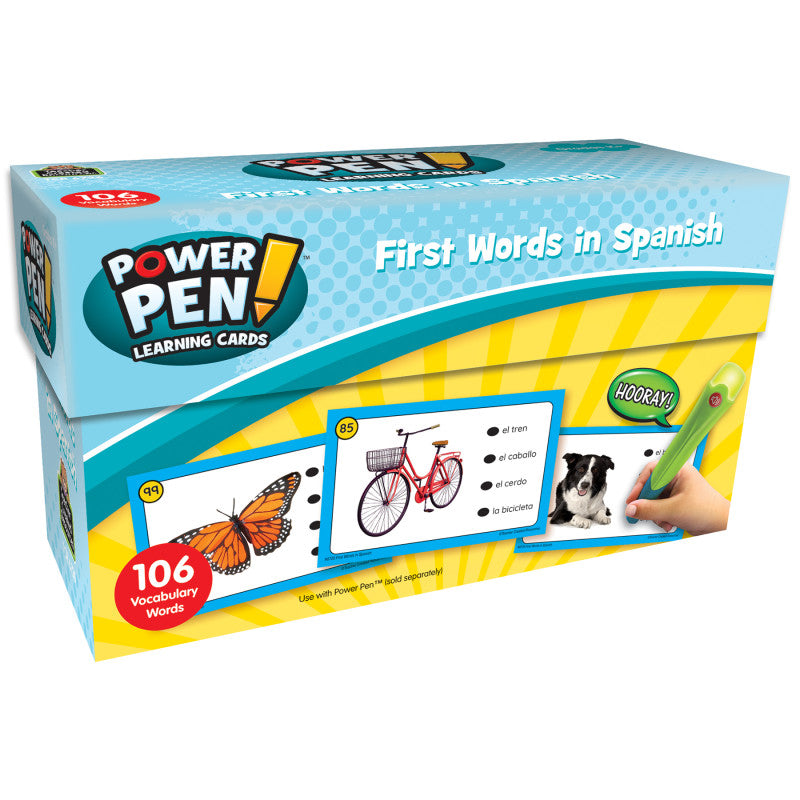 Power Pen&reg; Learning Cards: First Words in Spanish