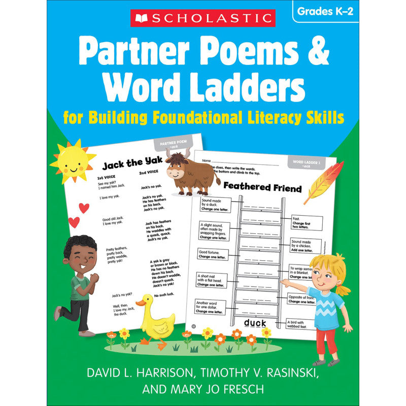Partner Poems & Word Ladders for Building Foundational Literacy Skills: Grades K&ndash;2