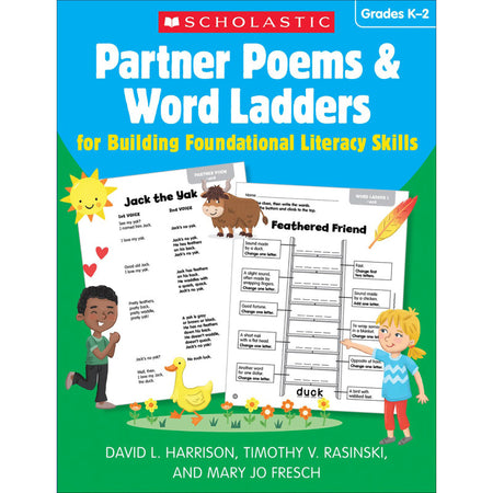 Partner Poems & Word Ladders for Building Foundational Literacy Skills: Grades K&ndash;2