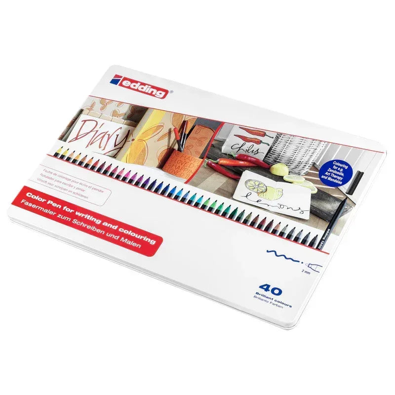 1300 Series Color Markers, Medium, Assorted Colors, Set of 40