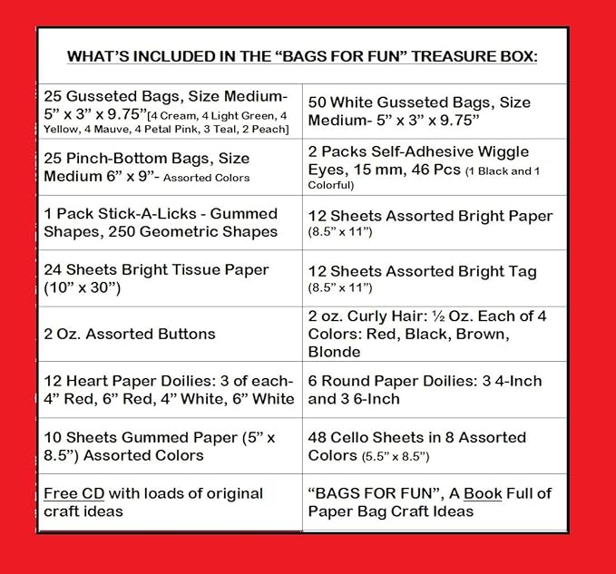 Hygloss Bags for Fun Treasure Box