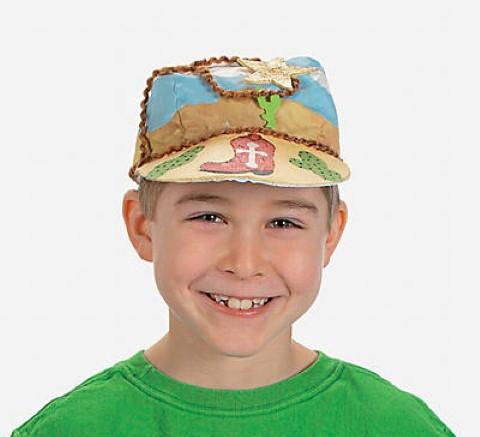 White Cotton Baseball Caps To Decorate - 12 pcs.