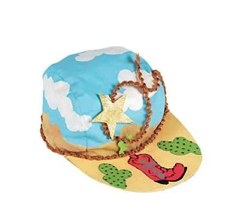 White Cotton Baseball Caps To Decorate - 12 pcs.