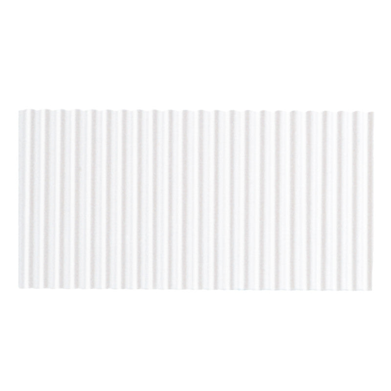 Corrugated Paper, White, 48" x 25', 1 Roll