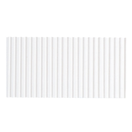 Corrugated Paper, White, 48" x 25', 1 Roll