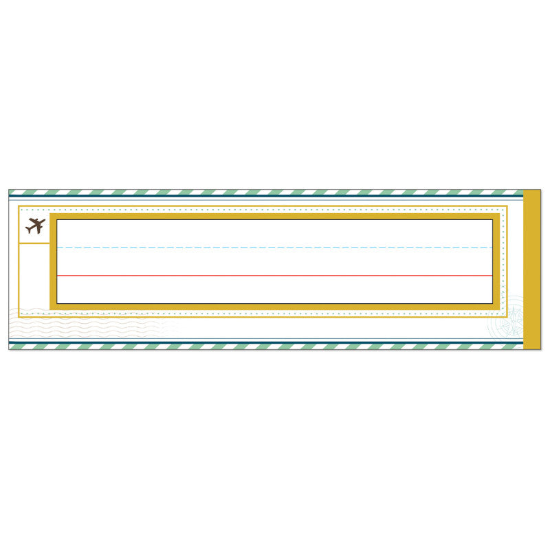 Let's Explore Nameplates, Pack of 36