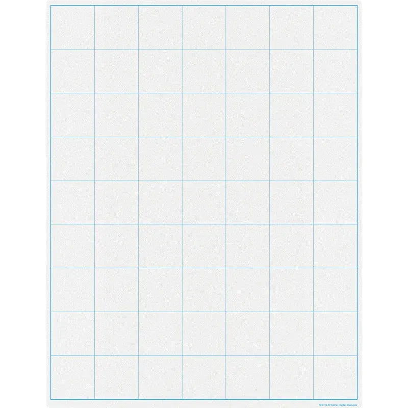 Graphing Grid Large Squares Write-on/Wipe-off Chart