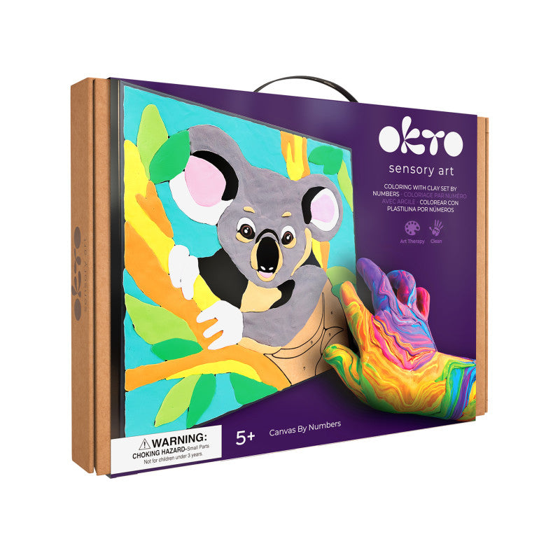 Clay-by-Number Koala Air-Dry Clay Art Kit
