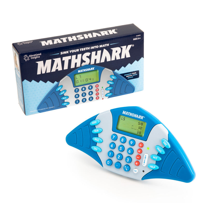 MathShark&reg; Handheld Electronic Math Game