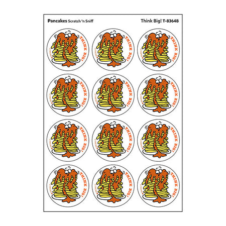 Think Big!/Pancakes scent Retro Scratch 'n Sniff Stinky Stickers&reg;, 24 ct.