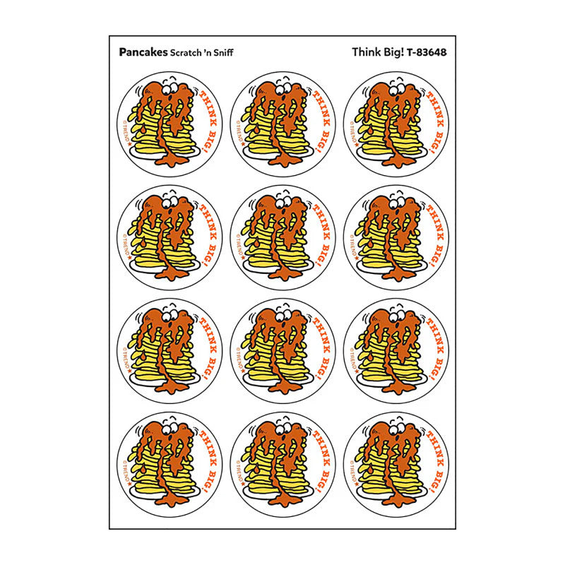 Think Big!/Pancakes scent Retro Scratch 'n Sniff Stinky Stickers&reg;, 24 ct.