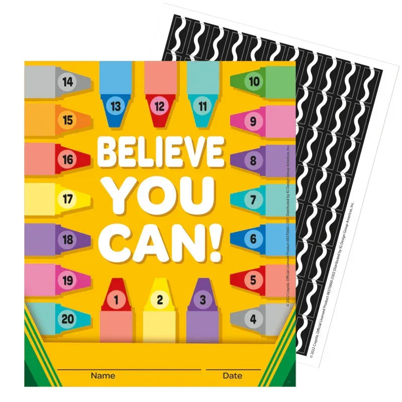 Crayola&reg; Mini Reward Chart with Stickers, Pack of 36