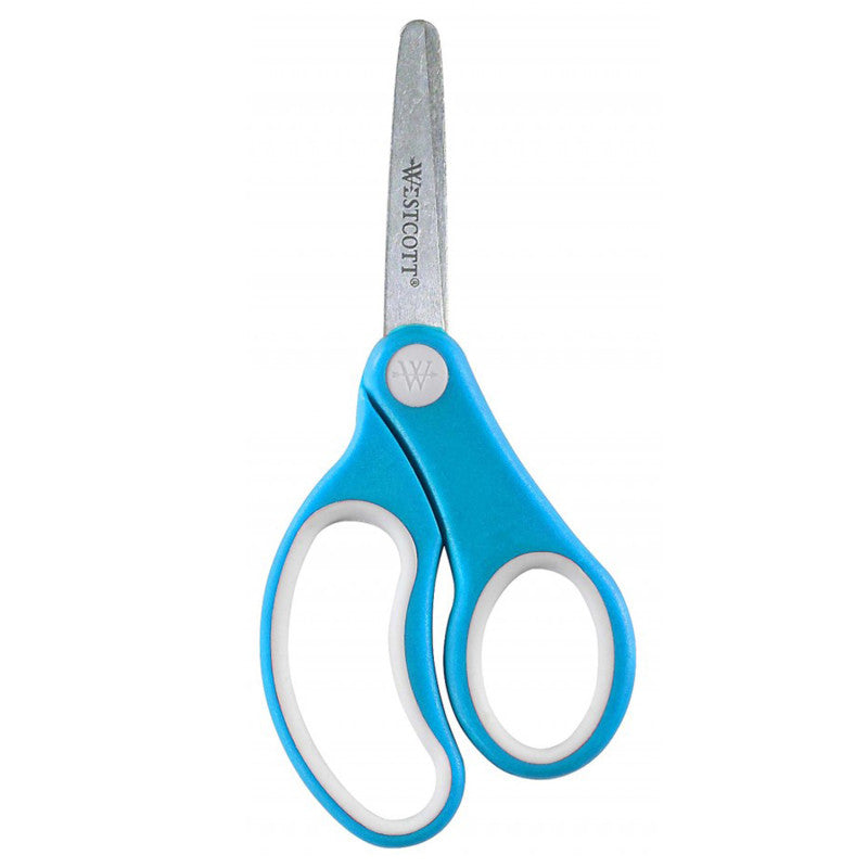 Soft Handle 5" Kids Scissors, Blunt, Assorted Colors (No Color Choice)