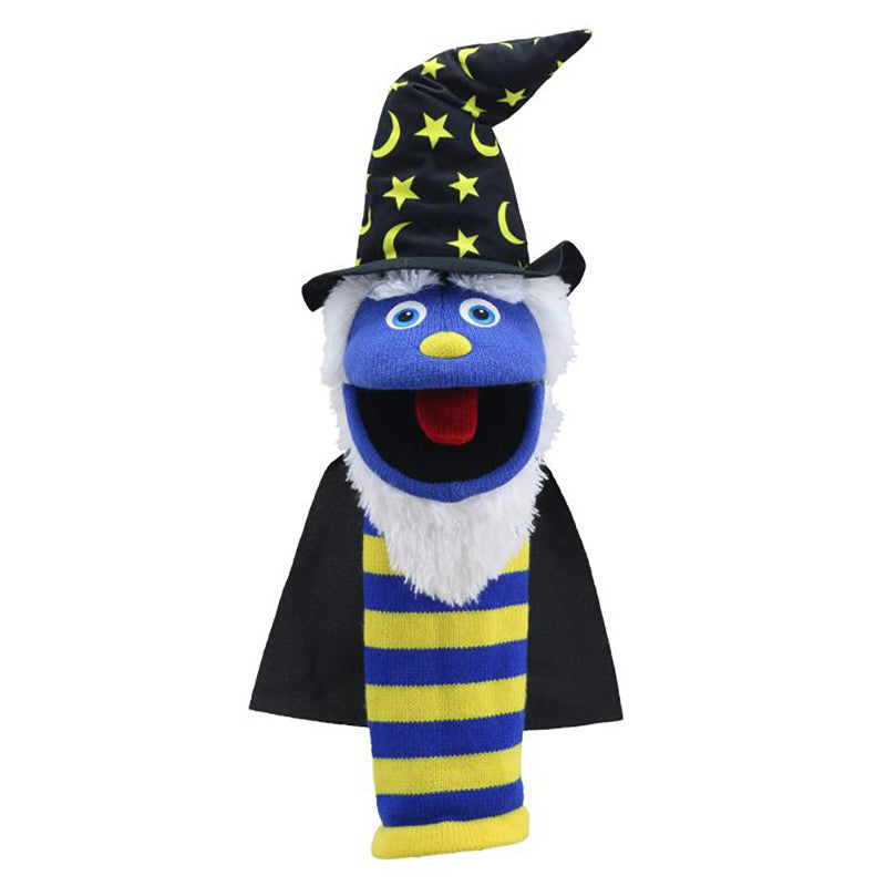 Eco Knitted Puppet: Wizard