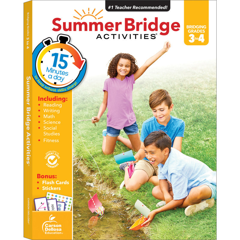 Summer Bridge Activities&reg; Workbook, Grade 3-4, Paperback