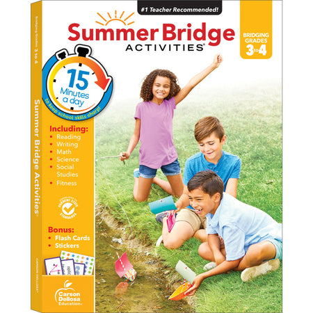Summer Bridge Activities&reg; Workbook, Grade 3-4, Paperback