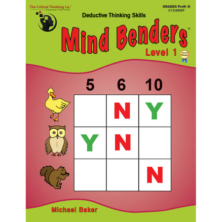 Mind Benders&reg; Level 1, Grades PreK-K
