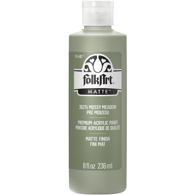 Acrylic Paint Matte, 8oz., Mossy Meadow