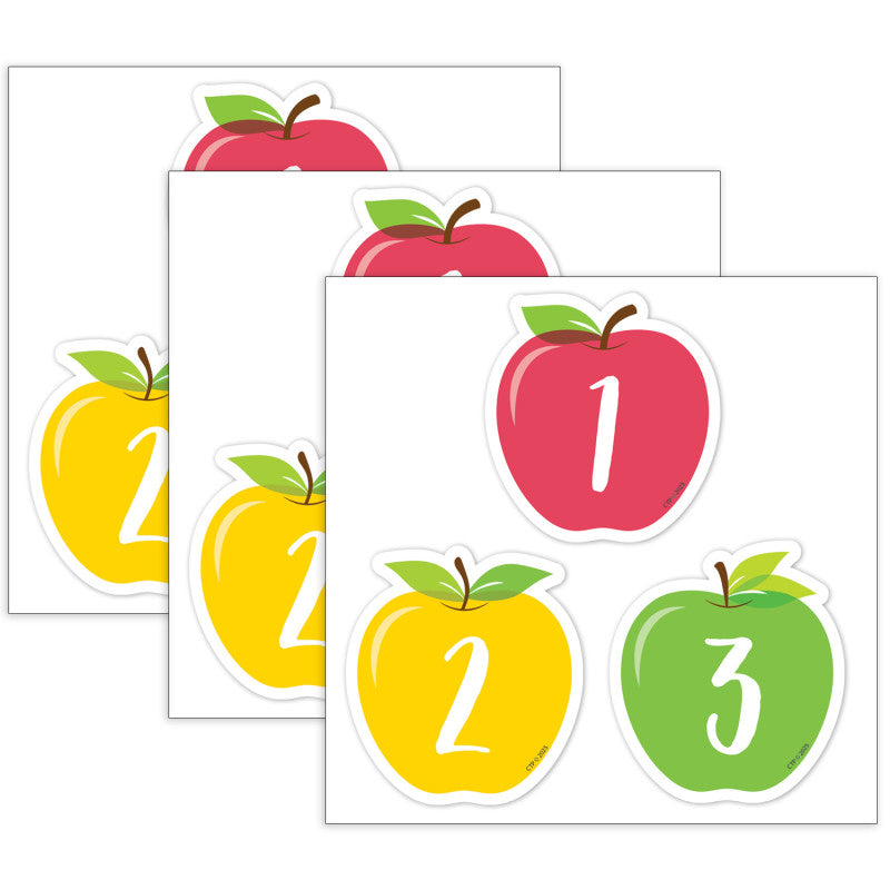 Apple Time Apples Calendar Days, 35 Pieces Per Pack, 3 Packs