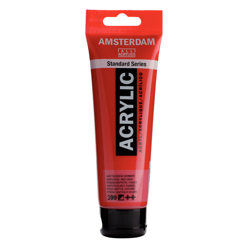 Standard Acrylic Paint, 120ml, Naphthol Red Deep 399