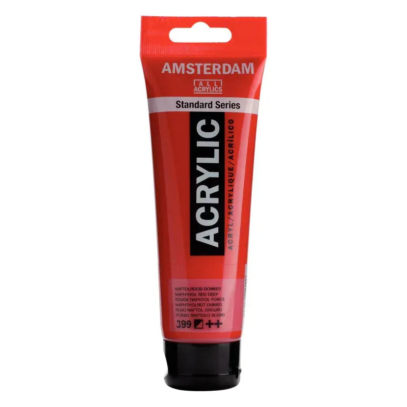 Standard Acrylic Paint, 120ml, Naphthol Red Deep 399