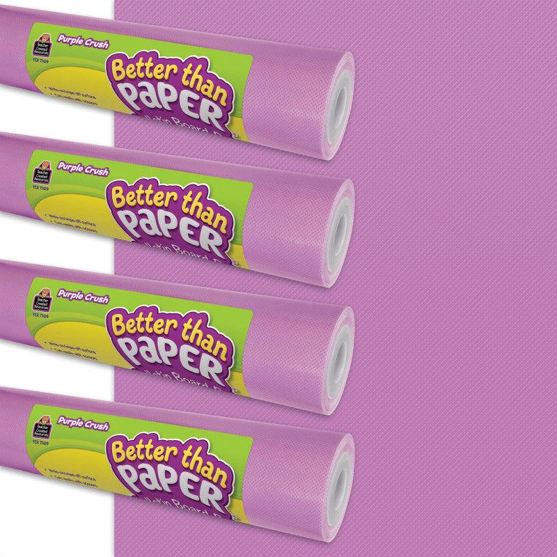 Purple Crush Better Than PaperÂ® Bulletin Board Roll, 4 ft x 12 ft, 4-Pack