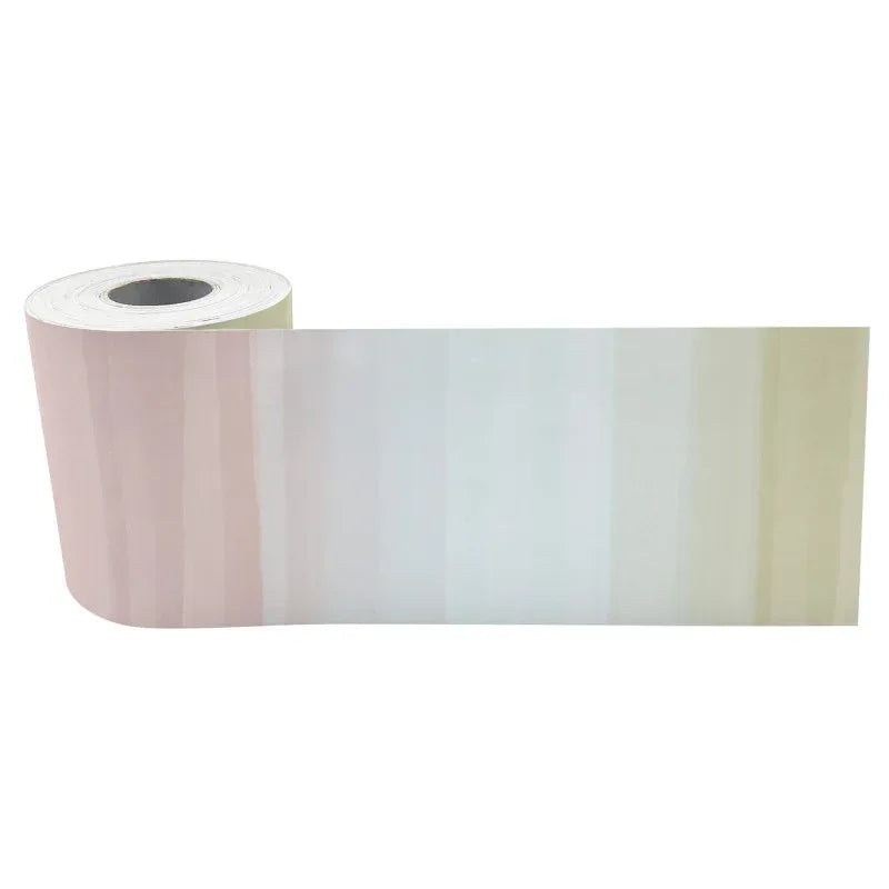 Straight Rolled Border Trim, Cool Tones, 50 Feet