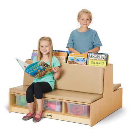 Jonti-Craft® Read-a-Round Couch, Wheat